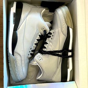 Brand new Air Jordan 5lab3 silver size 10.5 new with box